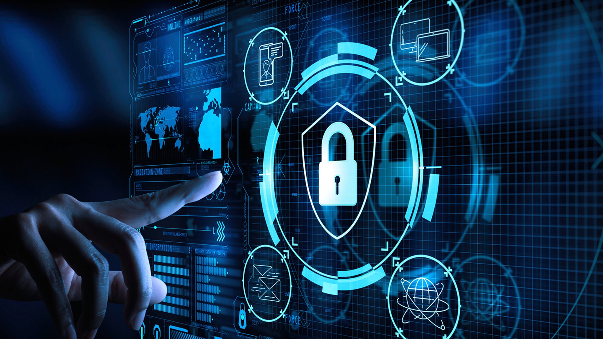 Biểu tượng tuân thủ GDPR với lá chắn bảo vệ dữ liệu